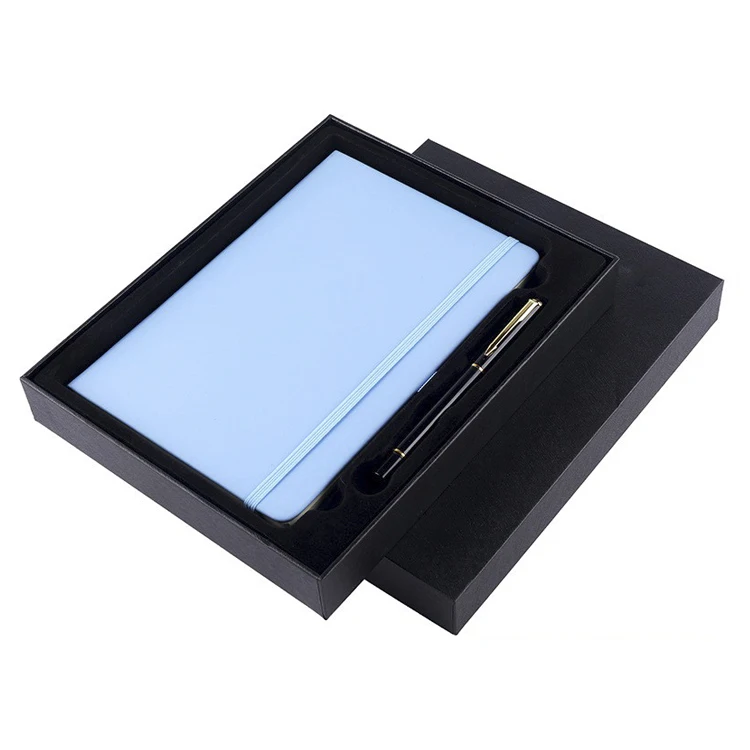 Plain/ruled/dotted pages custom logo pu leather A5 travelers notebooks with elastic band and pen loop