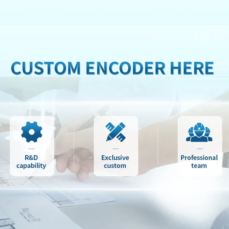 Hengxiang MPB55 absolute shaft encoder SSI 24mm through hole 16+24Bits absolute encoder disc accept customization