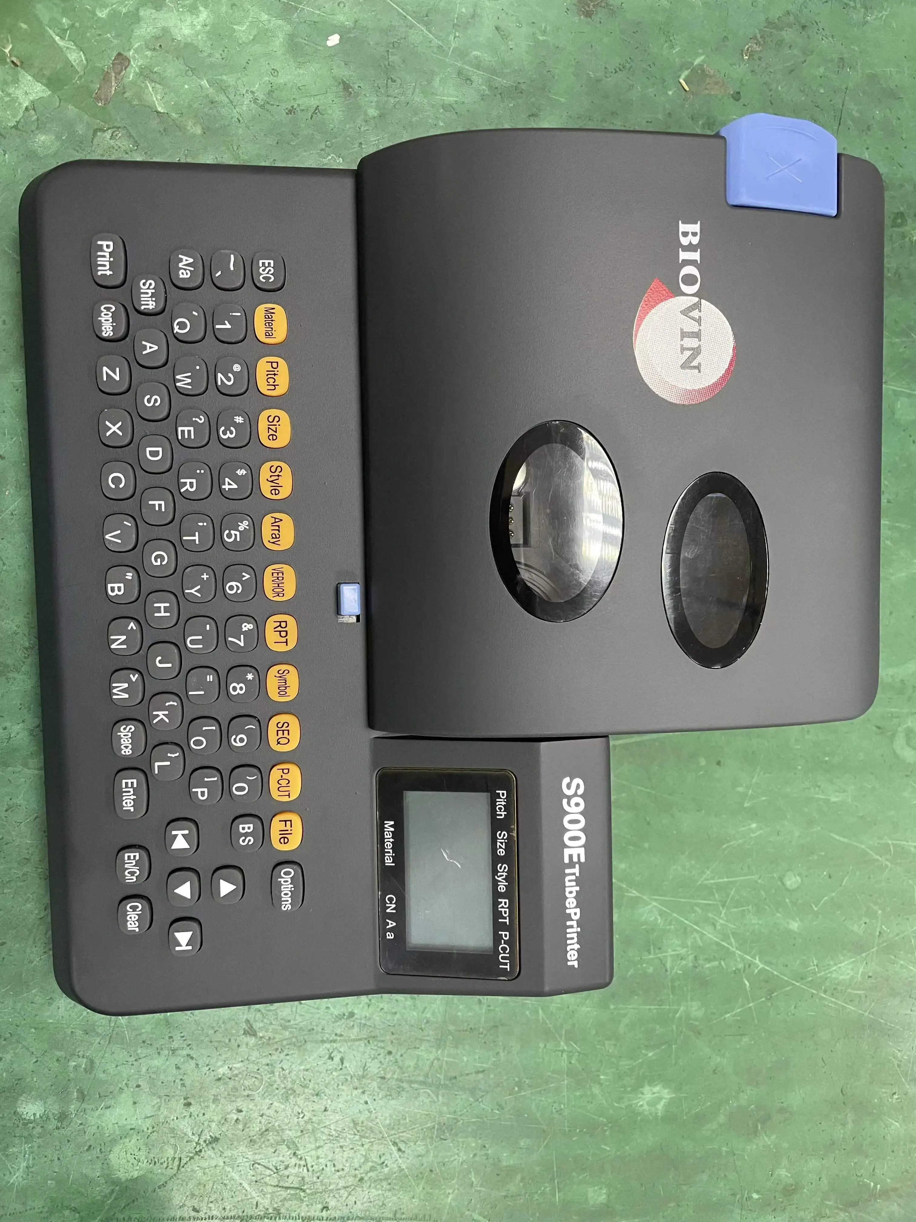 Industrial Tube plastic cable transfer printing equipment cable marking tube PVC cable label printer machine for sale