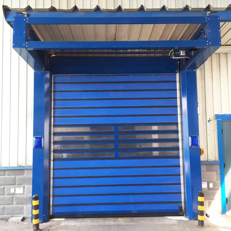 China Latest Design Aluminum Low Price Shutter Roller Gate Metal High Speed Hard Panel Door for Garage