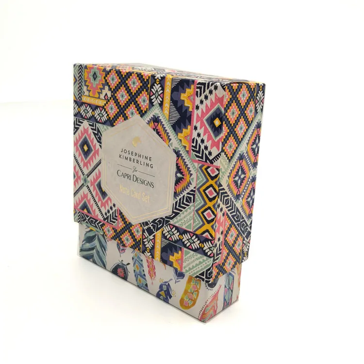Gold foil Custom Print all occasion Note Cards Boxed set with envelope