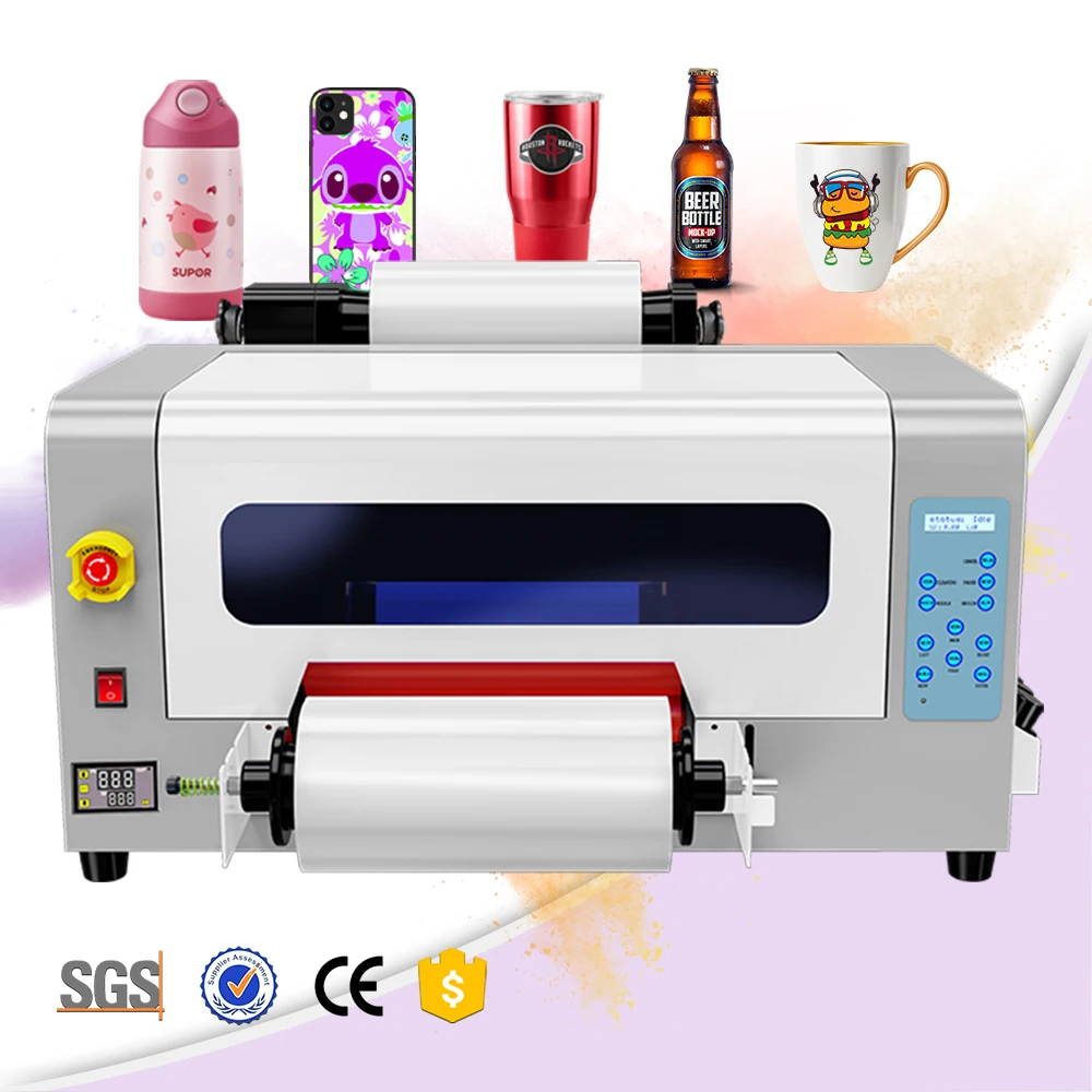 Uv Dtf Printer XP600 UV High Resolution 720x1440dpi UV Printer DTF Machine 2024 Multi Color Inkjet Printers Multifunctional A3