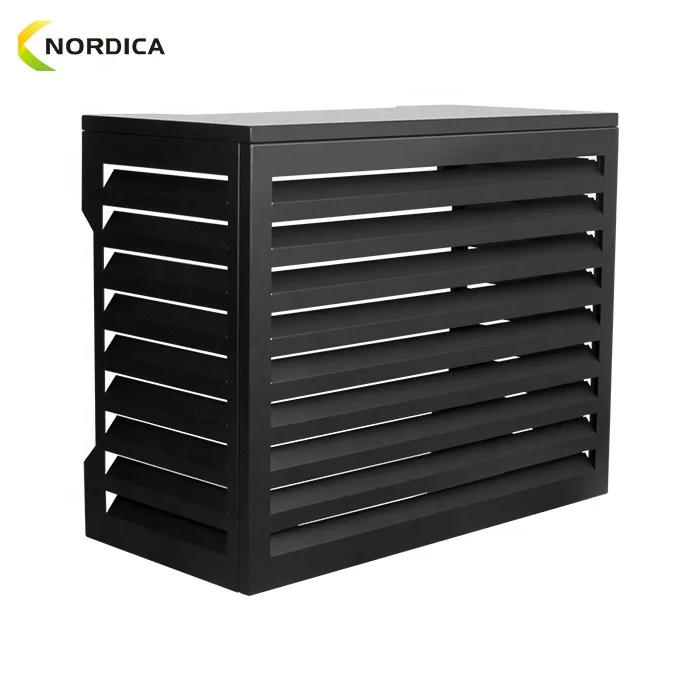 Customized louver design air conditioner outer hood air conditioner outdoor unit covers heat pump outdoor unit louver cover