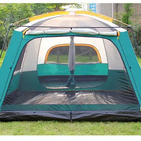 Top The Camel Outdoor New Big Space Camping Outing Two Bedroom Tent Ultra-large Hight Quality Waterproof Camping Tent