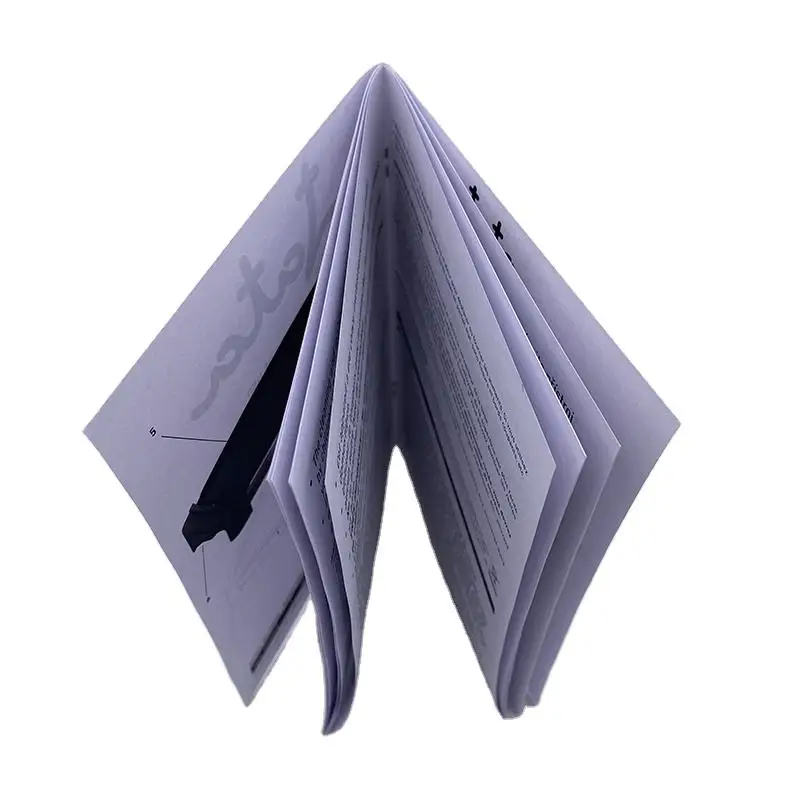 Paper Flyer Brochure Booklet Hot Sale Certified New Instruction User Manual Printing Wholesale Custom A4 Customized Promotion