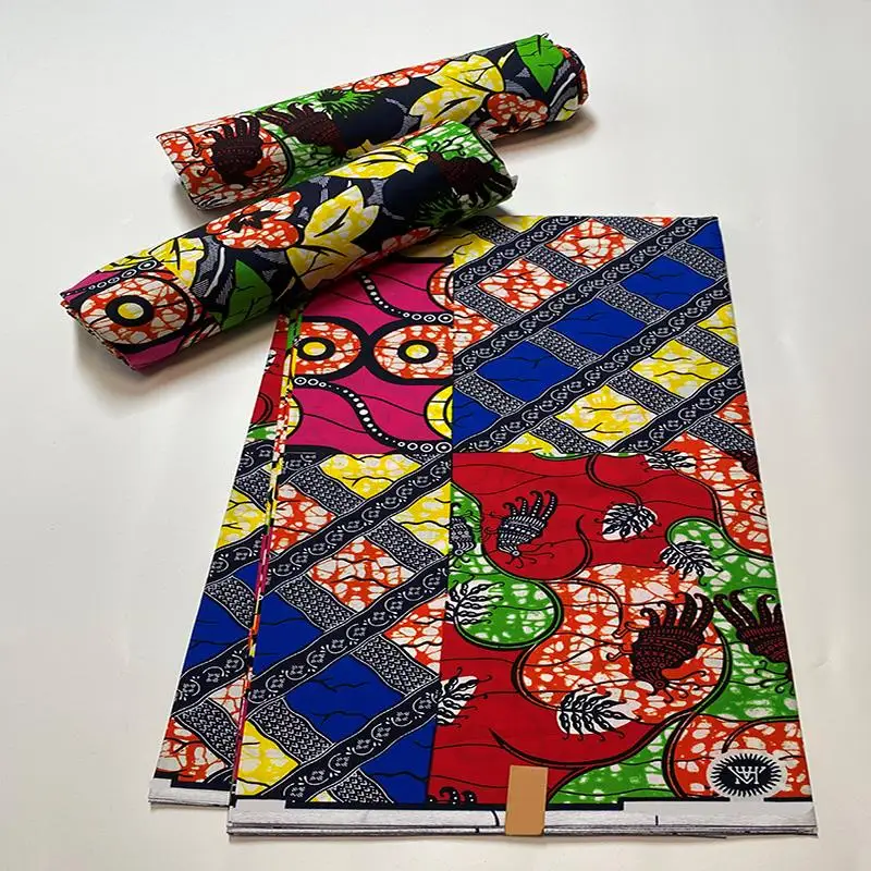 Африканская восковая мягкая ткань Kitenge для женской одежды