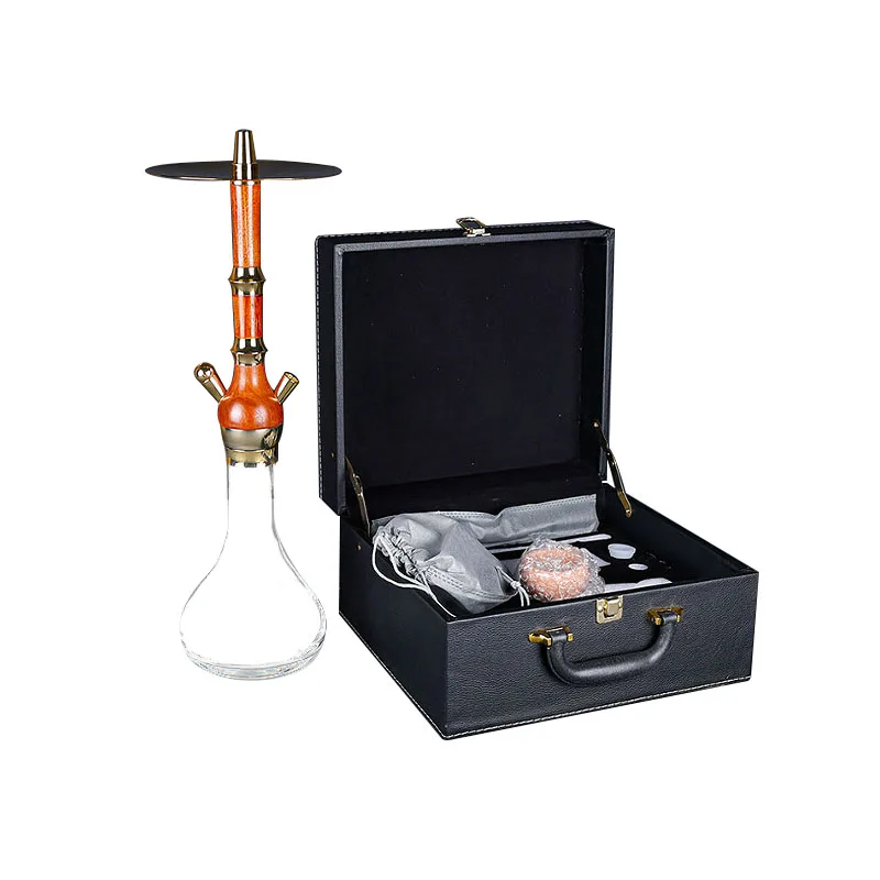 custom hookahs wholesale packaging gift box suitcase packaging box leather wine carry case