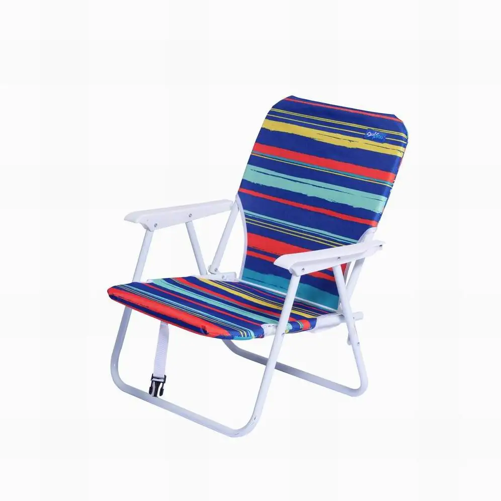 Oem Pool Folding Low Portable Camping Folding Beach Chair Outdoor Portable Advertising Aluminum Alloy Beach Chair