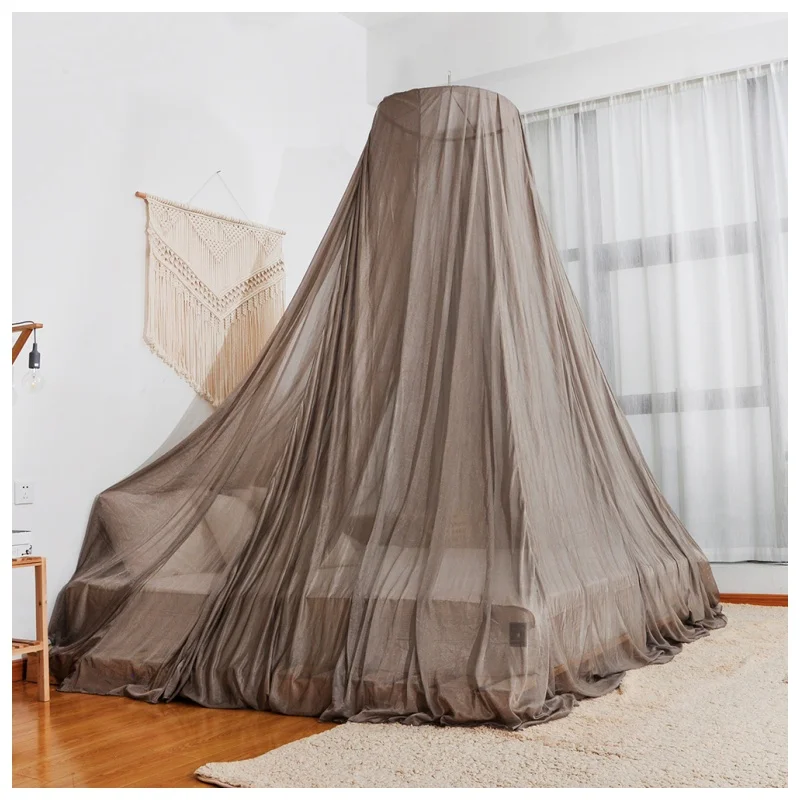Silver Fiber Mesh EMF Radiation Blocking Breathable Mesh Silver Fiber Fabric Curtain Canopy
