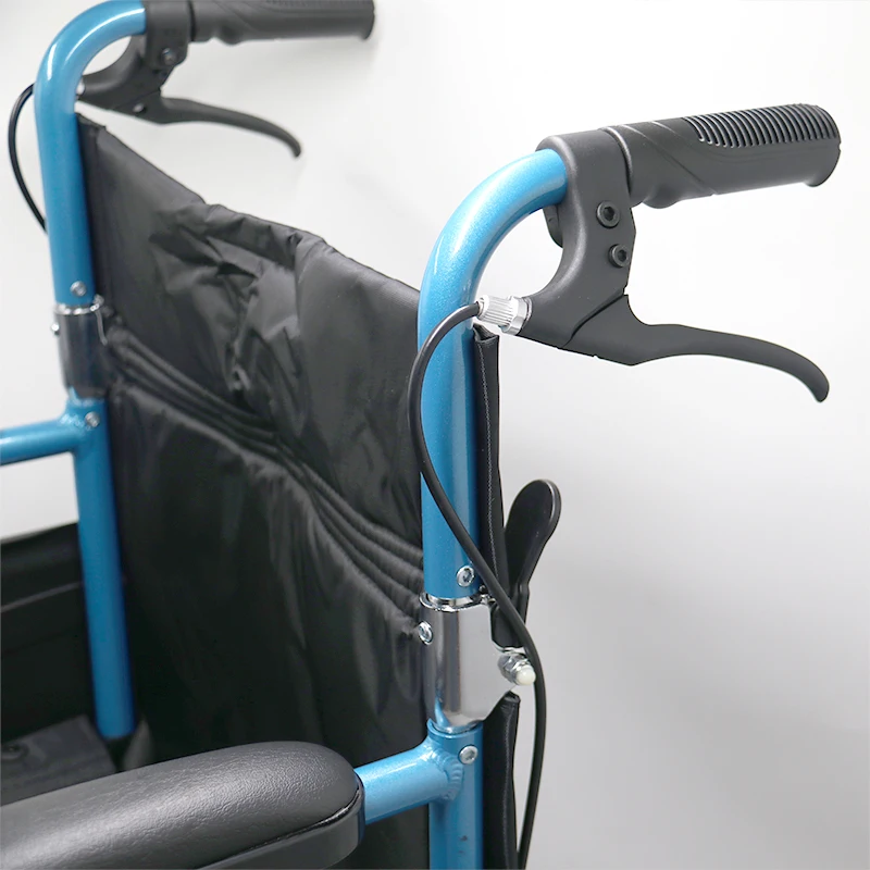 Aluminum Portable Wheelchair Electric Wheelchair Foldable Factory Outlet Rehabilitation Equipment