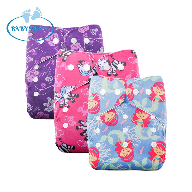 New design cloth Cotton Diaper Diapers Reusable Cotton Baby Diapers