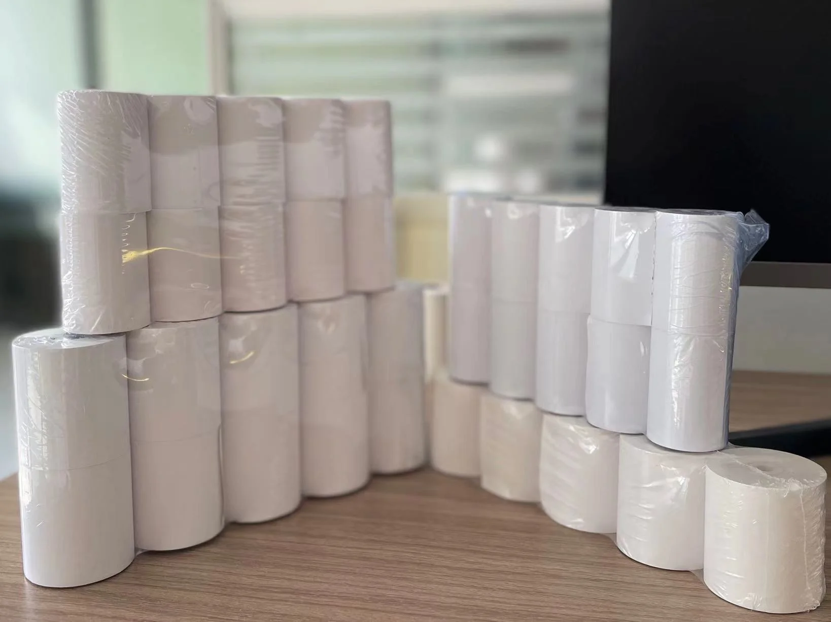 Thermal Roll Paper Cash Register Paper Factory Direct Sale 57x40mm High Quality Customize