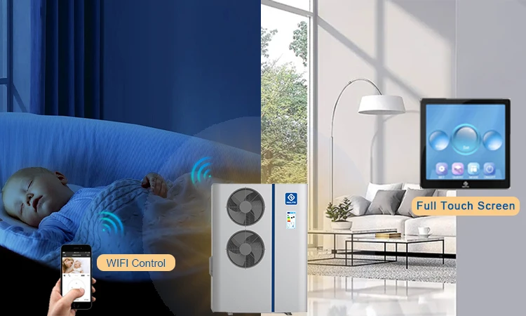 2023 Air Source 8KW  10kw all in one heating pump Water Heater Heat Pump for hot water shower