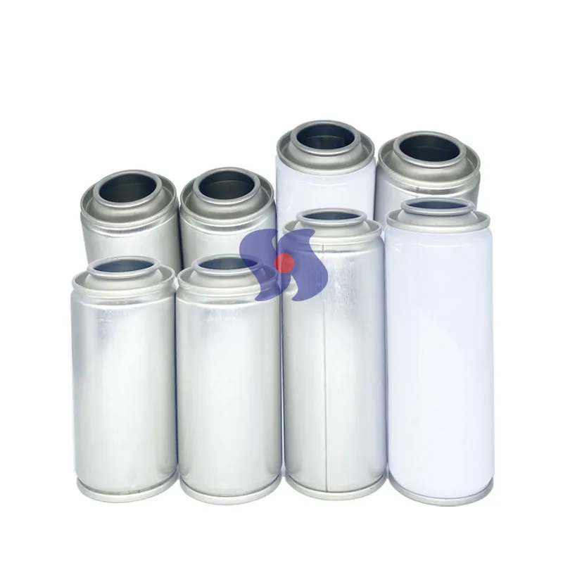Manufacturers customized 45mm aerosol bottle snow spray cans tinplate cans empty tin can