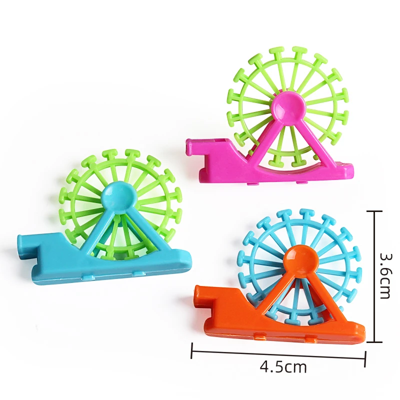 Cheap Surprise Gifts Toys Colorful Ferris Wheel Candy Toy Played Whistles For Children