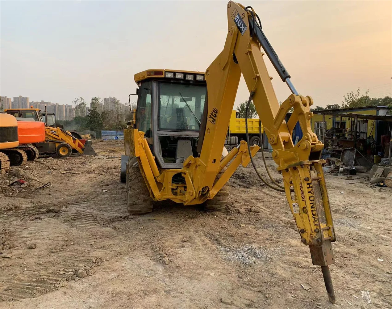 Lower Working Hours Used Original JCB 3cx 4cx backhoe loader second hand wheel loader in Hot Sale with Good Condition