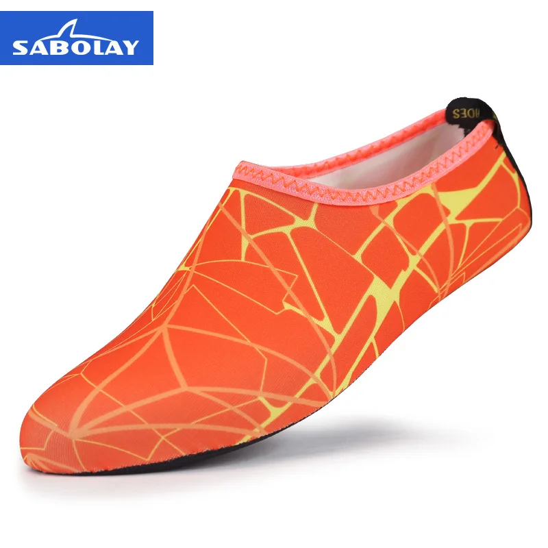 Sabolay новый продукт обувь для воды летняя взрослых унисекс на плоской подошве нескользящая плавания прогулок дайвинга пляжа акваобувь