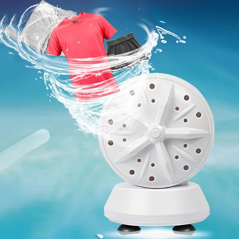 Ультразвуковая Портативная стиральная машина 2 в 1 3