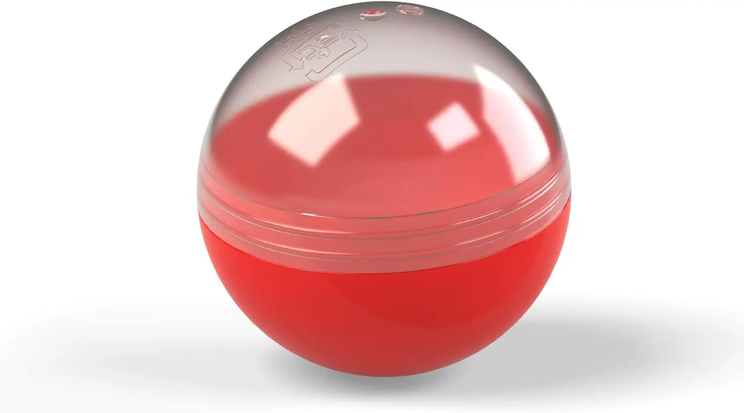 2 inch Bulk Colorful Capsule Empty Clear-Colored Round Capsules for Toy Gumball Machines Plastic Containers Surprise for Kids
