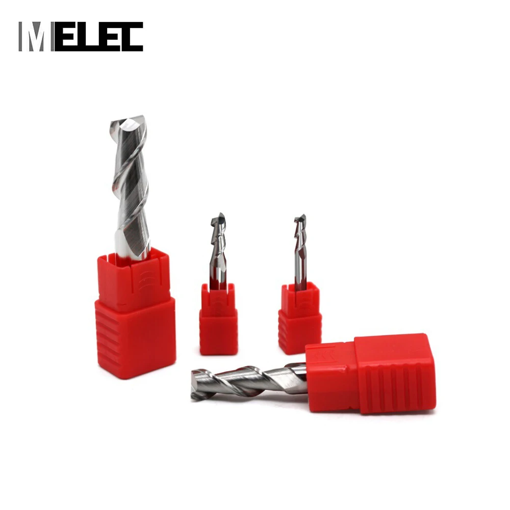 Фреза из твердого сплава с 2 канавками MELEC aluminium hrc55 D20 * 45 100 мм