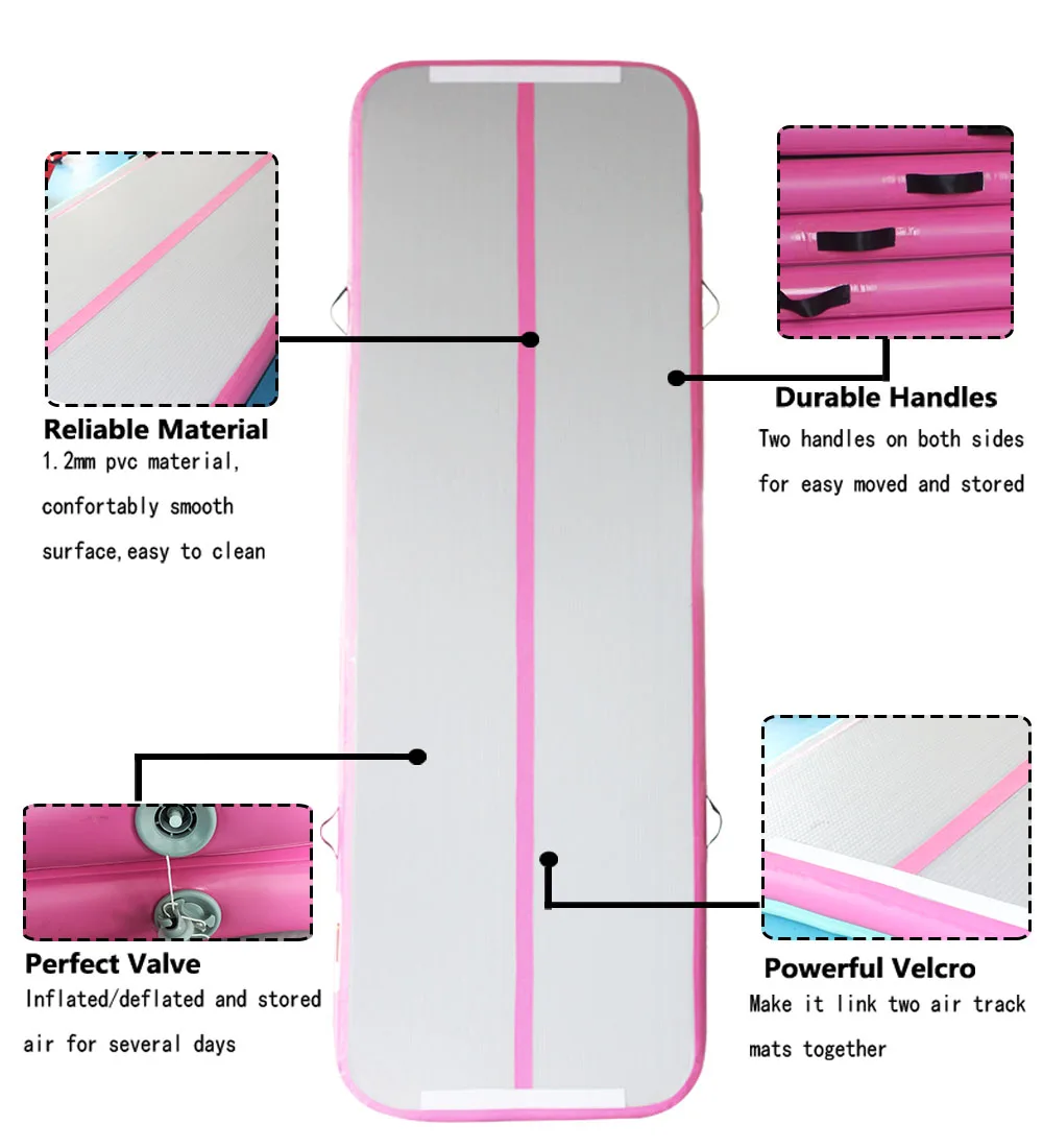Надувной коврик для тренажерного зала 3 м, надувная воздушная дорожка для тренажерного зала, надувной воздушный коврик для гимнастики
