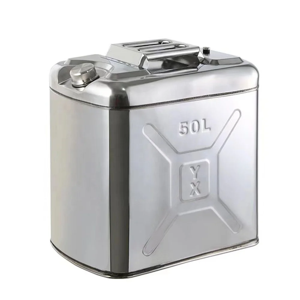 High Capacity Metal Thicken 50L 60L 70L 80L Storage Gasoline Diesel Oil Fuel Tank Jerry Cans Canisters