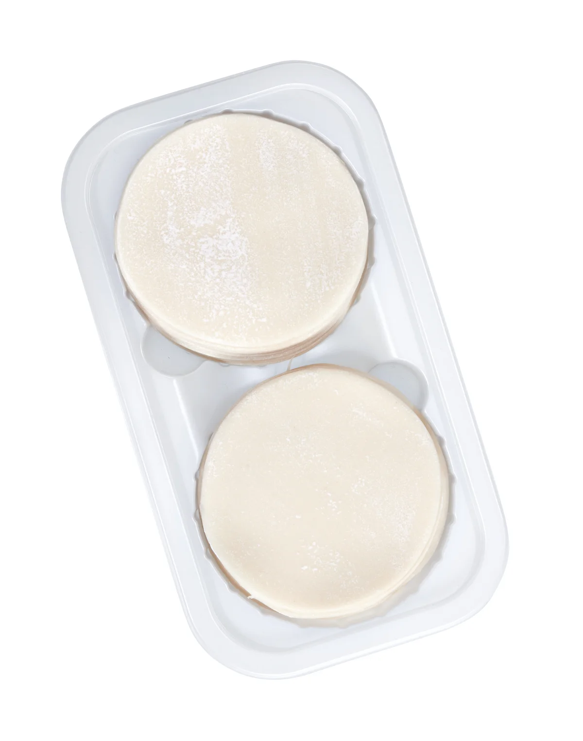 2 compartments disposable blister Food Grade Plastic fresh dumpling skin box Pastry tray dumpling wrapper plastic food tray