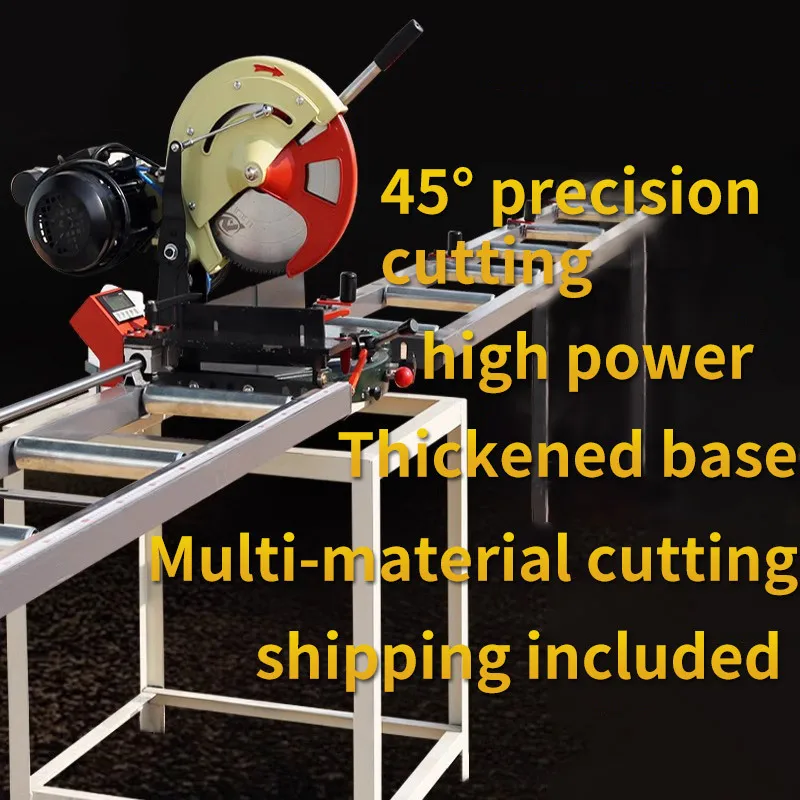 12 14 16 18 inch Multipurpose Small Hobby Table 45/90 degree saw cutting machine for aluminum windows and doors cutting