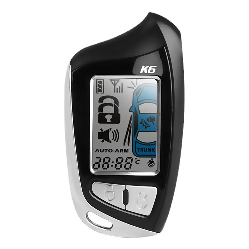 LR AUTO Promotional Wholesales Auto Parts Car Alarm System Security Two Way Universal 12V Anti-Hijacking Remote Control Car Alarm