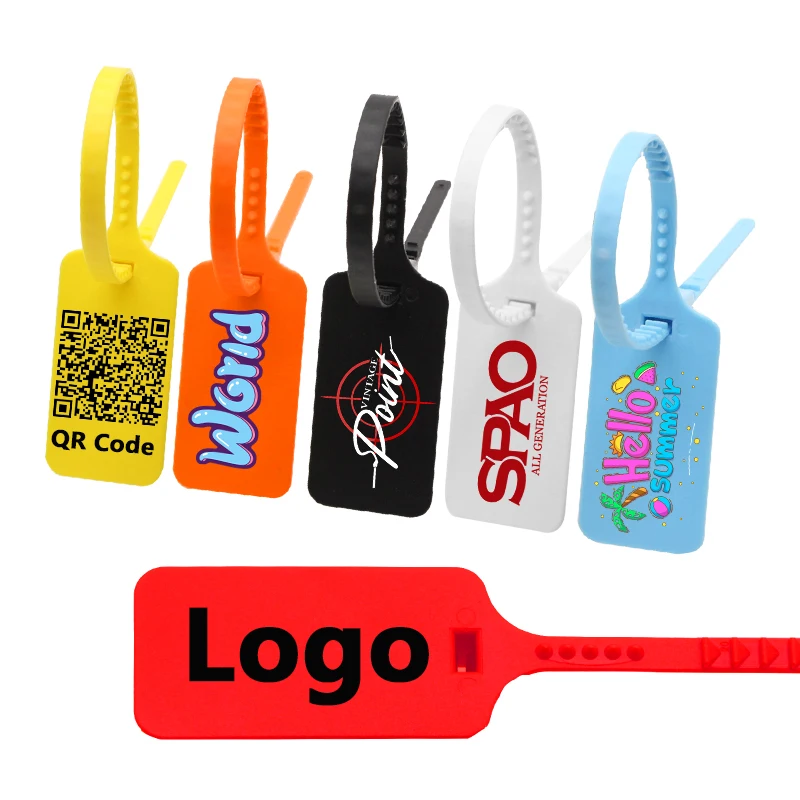 Junjinrui Security Seal High Strength Customized Logo Plastic Tag Shoes Custom Shoe Tag