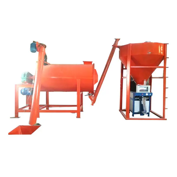 Mini Dry Mix Mortar Mixing Plant Putty Powder Mixer Production Line