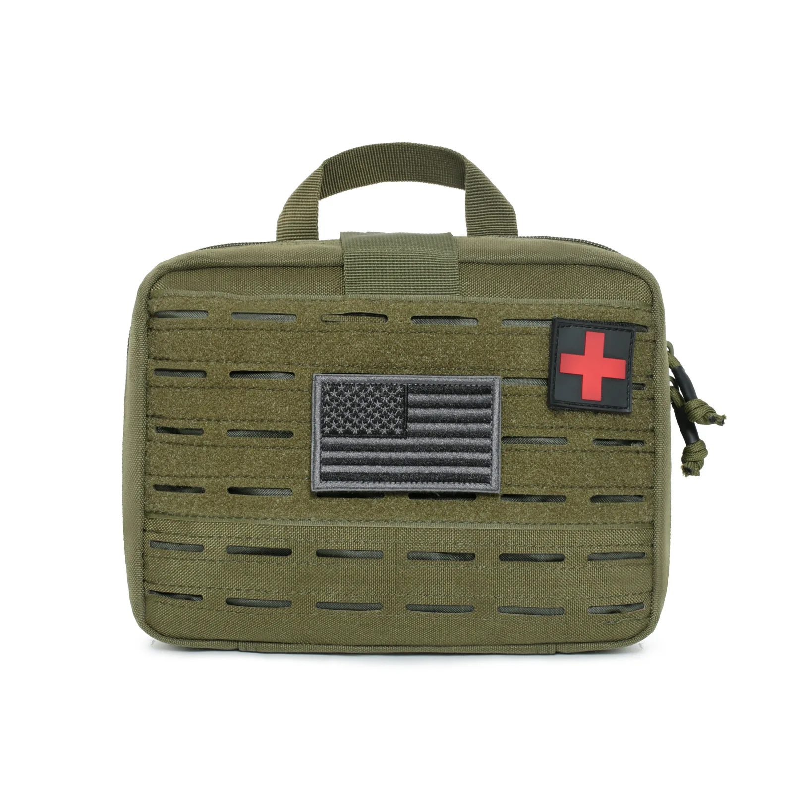Unisex Tactical First Aid Kit Pouch Quick Draw Flip Emergency EMT Bag Outdoor Hunting CS Paintball Oxford Tactical Backpack