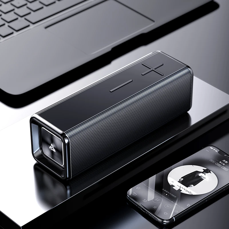 
Wireless Woofer Music Player Mini Speaker with Microphone Outdoor Speaker Portable 