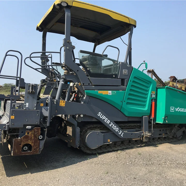 Durable Secondhand Machine original used Vogler SUPER2100-3L Asphalt Paver  from  Germany  in yard for sale