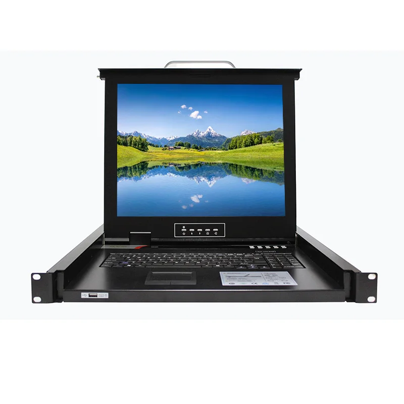 KVM manufacturer Single / 4/ 8 / 16 ports 19 inch lcd vga KVM console kvm switch 8 input 1 output