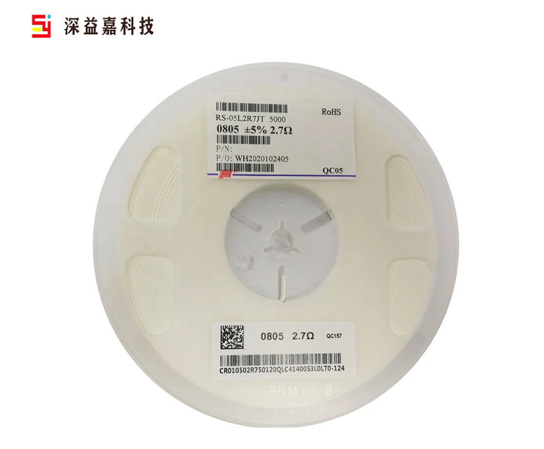 SMD Resistor Metal Film Anti Surge Low Ohm SMD 0603 0805 1206 1210 2010 2512 Chip Resistance 1% 5%