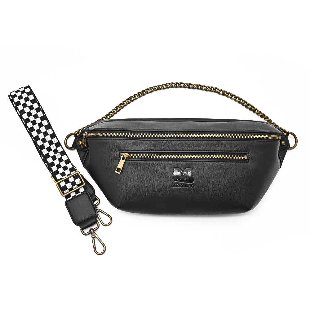 Wholesale Custom Logo Multifunctional Outdoor Sports Waterproof Cross Body Mobile Phone Bag Chest Waist Bag For Men