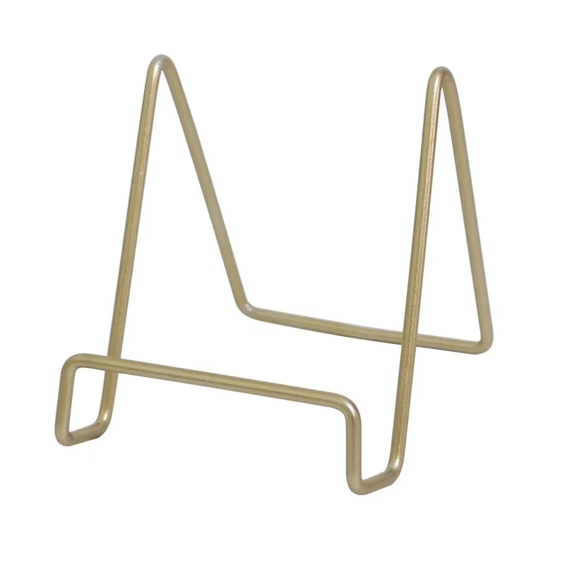 Iron Wire Metal Mini Gold Phone Holder Gift For Desk Cell Phone Stand