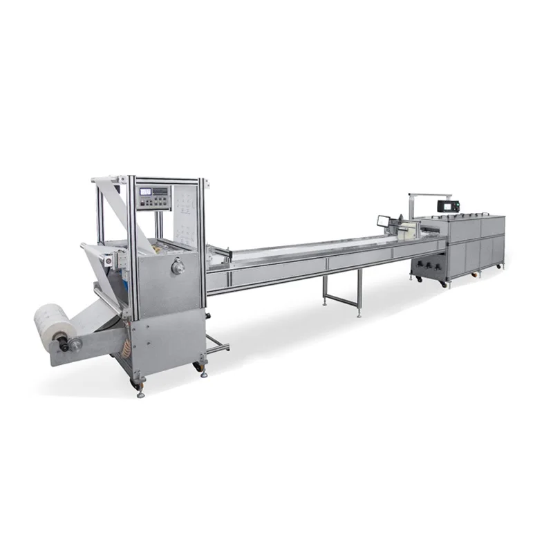 Автоматическая плоская упаковочная машина с собранной иглой