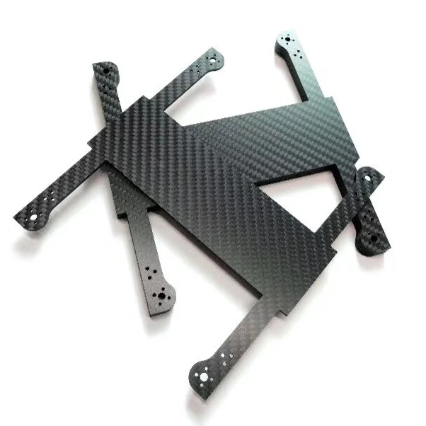 CNC резка 4 мм 10 однонаправленный лист углеродного волокна для приборной панели