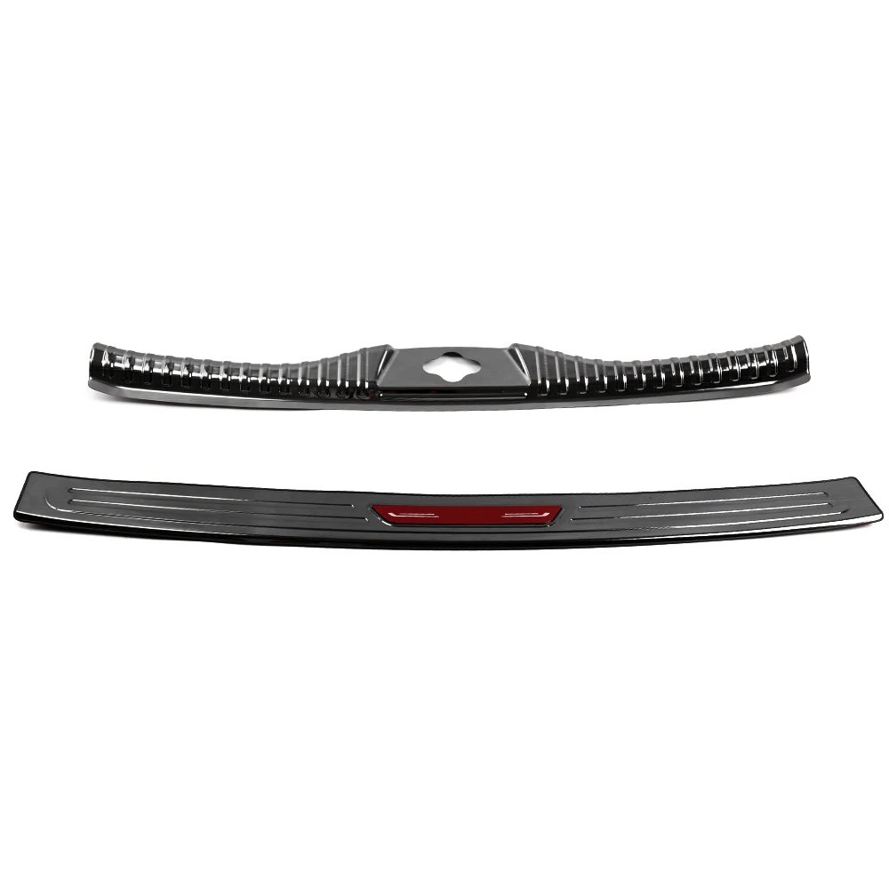 Бампер багажника для Chery EQ1 2017-2023 автомобильные аксессуары из нержавеющей стали заднего крыла защитный накладка на подоконник украшение