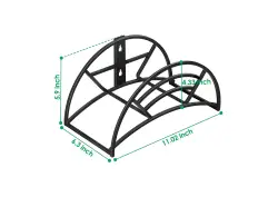 Wall hanging rack car washing storage water pipe rack pipe reel household hose coil unit wall hanging metal pipe winding rack