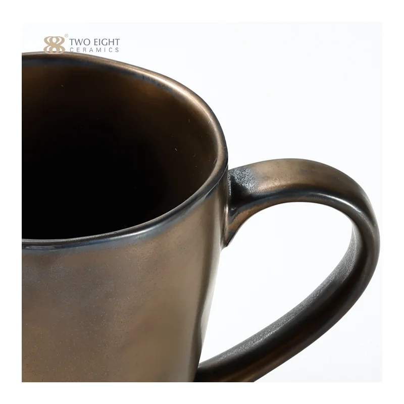 Luxury Gold Porcelain Dishes & Plates European Nordic Rustic Ceramic Mug Wedding Soup Bowl China Dinnerware Sets 24