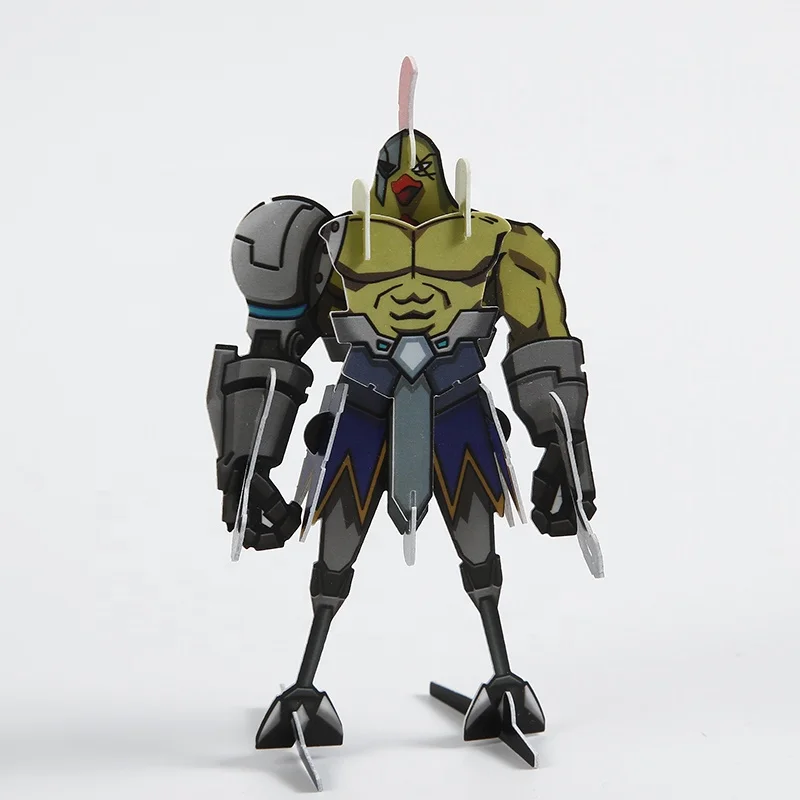 custom printing snack gifts 3d plastic christmas card toy 3d puzzle