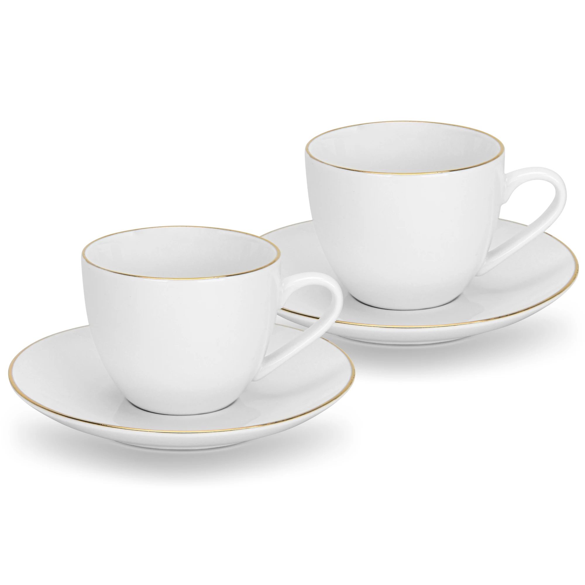 FISSMAN Set of 2 cups FLOREE 120ml with saucers