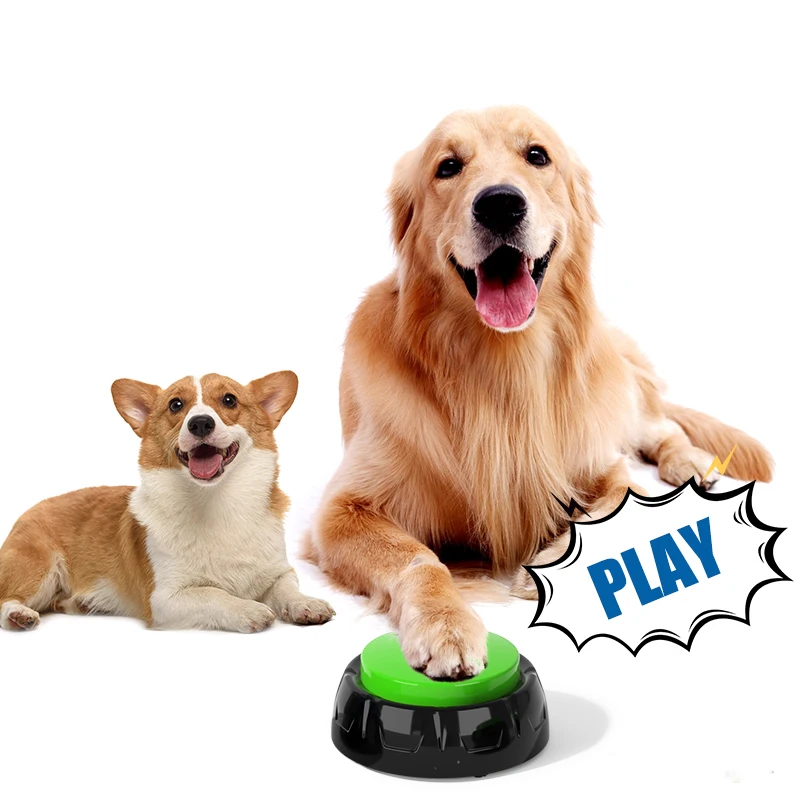 Factory Price Recordable Dog Talking Buttons For Communication Buzzer Training Set Dog Buttons