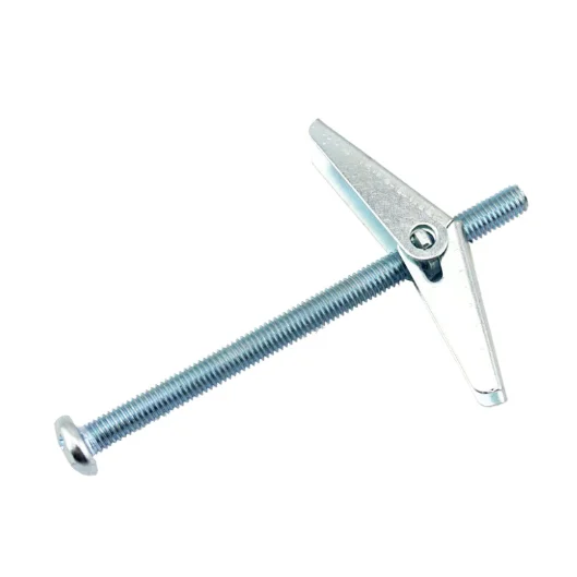 Adjustable 12mm Steel Toggle Anchor Bolt Spring System for Uneven Surfaces Perfect Fit-DIN Standard Compliant