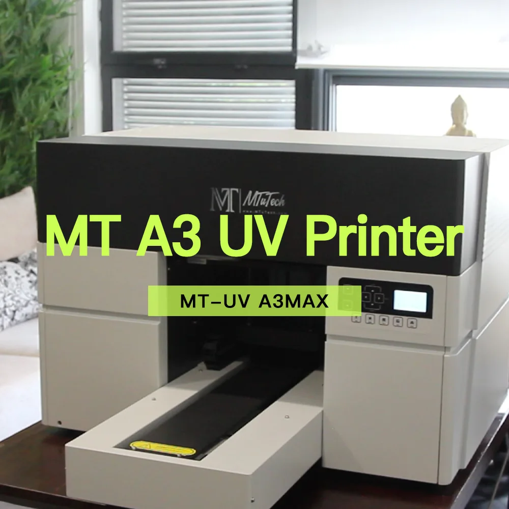 MTuTech small multi-function UV a3 printer crystal self-adhesive printer promotional product printer