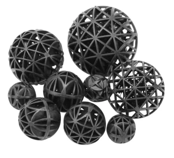 Полипропиленовый материал для очистки воды, 16 мм, 26 мм, био-фильтрующие шарики, стандартный черный с местом внутри для аквариума