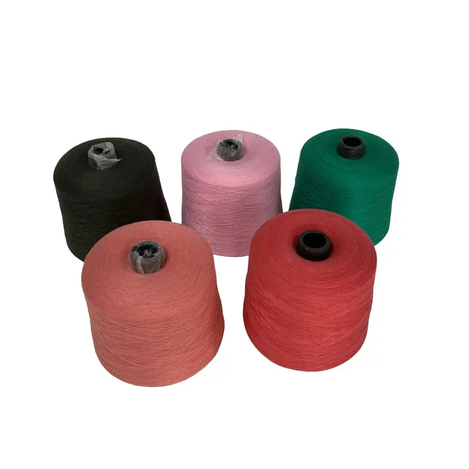 Knitting Yarn Ply 2 Polyester filament Twist Covered Yarn
